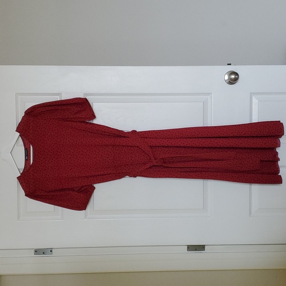 Zara - red polka dots dress - Picture 1 of 7